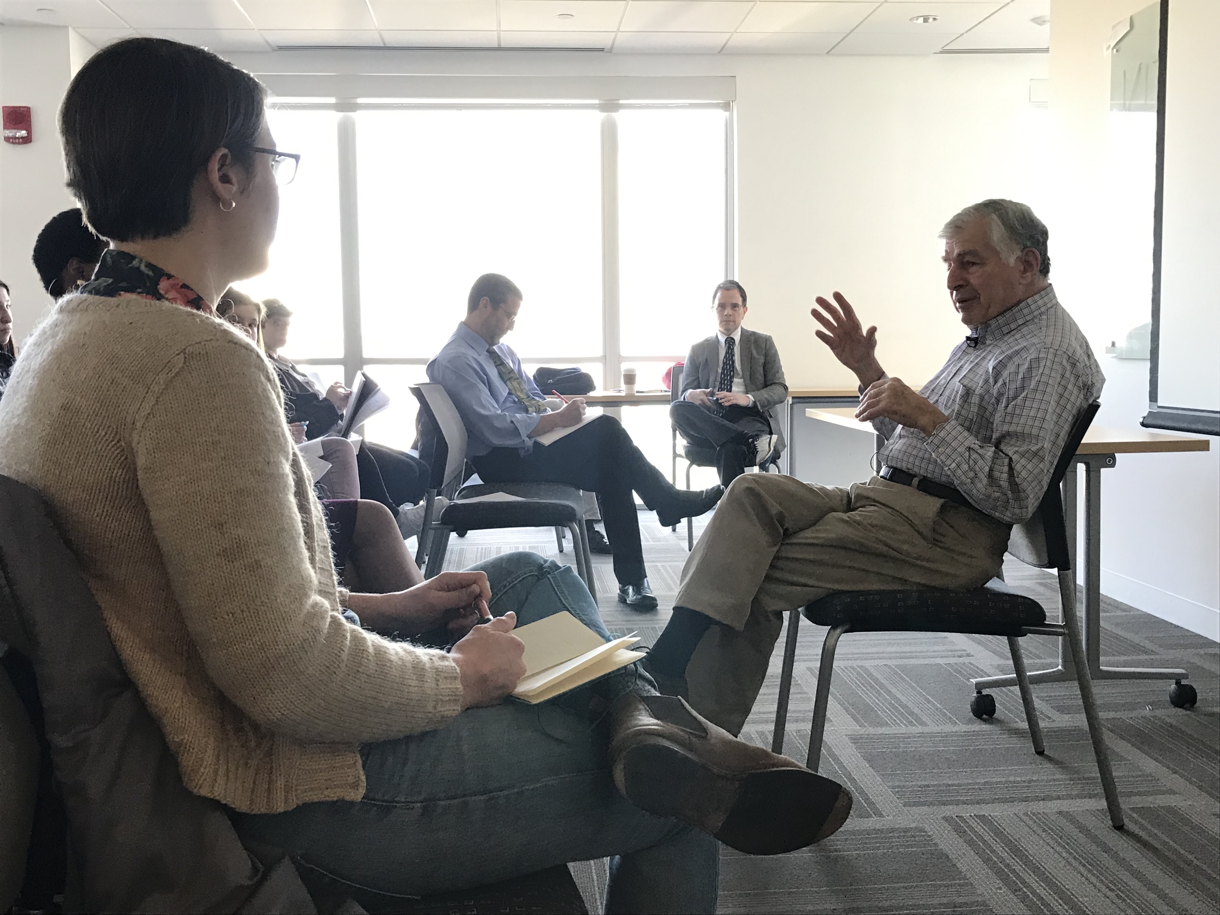 Interviewing Dukakis